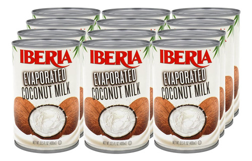 Leche De Coco Evaporada Sin Lactosa Iberia, 13,5 Onzas Líqui