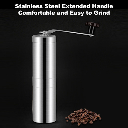 D Molinillo De Café Manual Ajustable De Acero Inoxidable