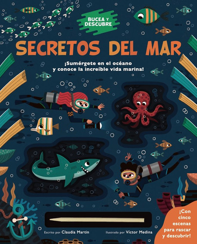 Bucea Y Descubre Secretos Del Mar, De Martin, Claudia. Editorial Bruño, Tapa Dura En Español