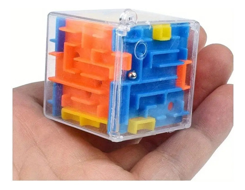Mini Cubo Laberinto 2 Unidades 3d Juego Familiar Ingenio