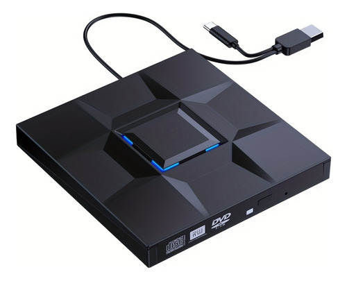 Unidad De Dvd Externa Usb 3,0 Tipo C, Reproductor De Cd