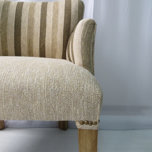 Imagen 5 de 10 de Silla Sillon Matero Poltrona Chenille Malva Natural Premium