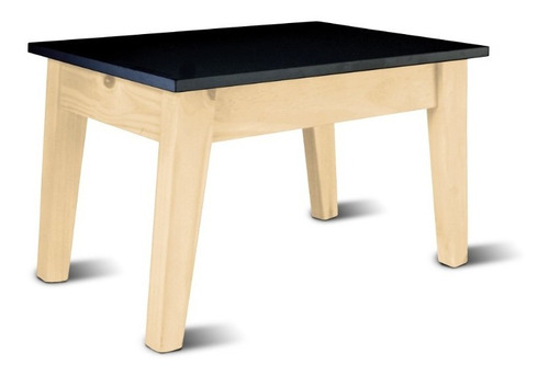 Mesa Ratona Nordico Escandinava 40x70 Patas Natural Living