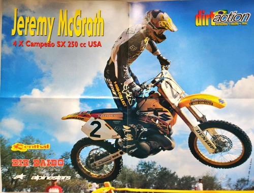 Dirt Action 20 Xt225/ Yzm400 Ricky Carmichael/ Cássio Garcia