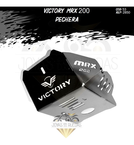 Acero Inoxidable Victory Mrx 200 Pechera Quilla