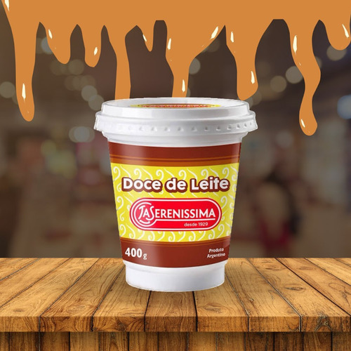 Doce De Leite Argentino La Sereníssima 400g (6 Potes)