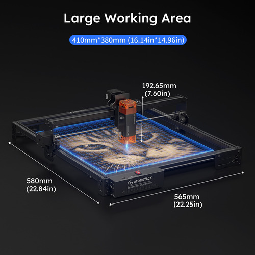 Máquina De Grabado Láser Atomstack A5 V2 Pro 5w Con App