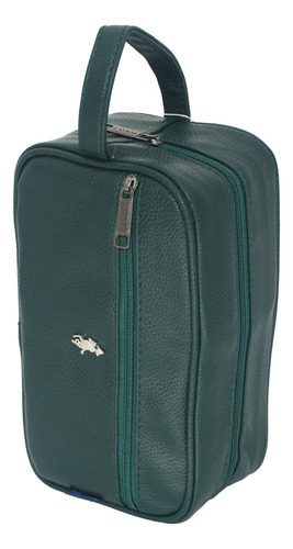 Sobaquera Neceser Para Caballero 004 / Polo Guy Color Verde Oscuro