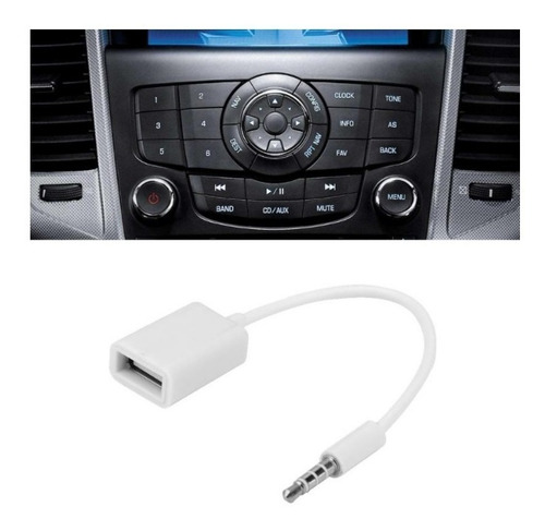 Imagen 4 de 4 de Cable Otg Aux 3,5 A Usb Hembra