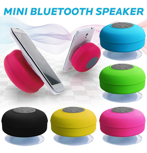 Bocina Bluetooth Impermeable Para La Ducha Con Ventosa