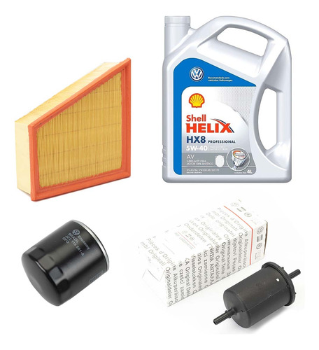 Kit De 3 Filtros + Aceite 4l Original Volkswagen