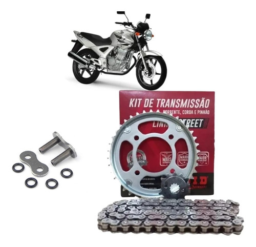 Kit Relação Did Honda Twister Cbx 250 C/ Retentor Ate 2008