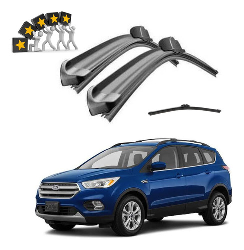 Plumas Limpiaparabrisas Banana Ford Escape 2017 Al 2019 Set