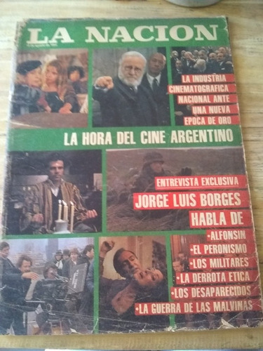 Revista La Nación La Hora Del Cine Argentino 19 Agosto 1984