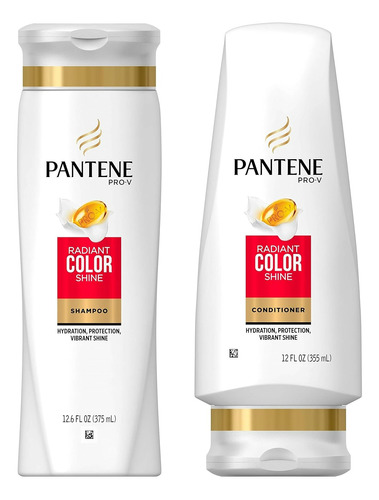 Pantene Radiant Color Shampoo Y Acondicionador Kit De 2