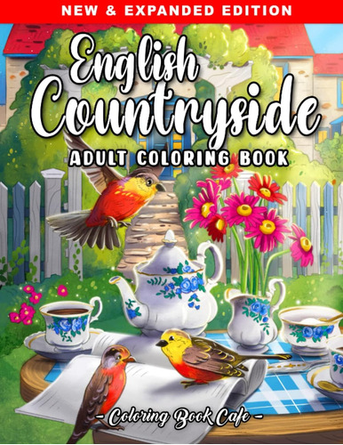 Libro: English Countryside: An Adult Coloring Book Featuring