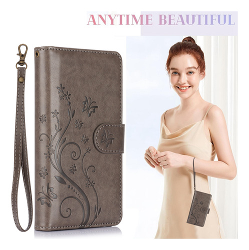 Funda De Piel Tipo Cartera Con Tapa Para Samsung Galaxy A56 A36 A26 A16 A06