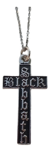 Collar-dije-rock-acero Quirúrgico-cruz-black Sabbath 