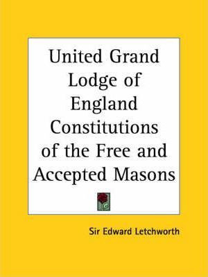 Libro United Grand Lodge Of England Constitutions Of The ...