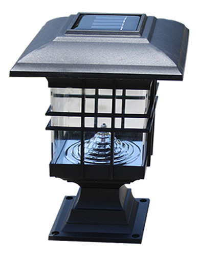 Luces De Pilar Solar, Lámpara De Valla Impermeable, Columna
