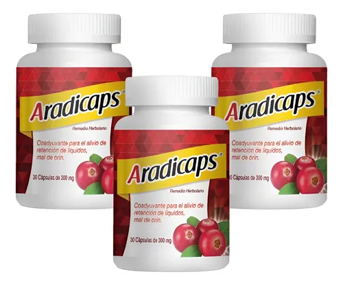 Aradicaps Cola De Caballo Diente De León Para El Mal De Orin Arándano ...