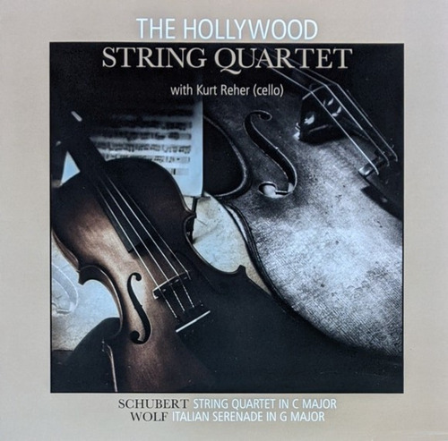 Hollywood String Quartet Reher Schubert Ital Serenade Vinilo