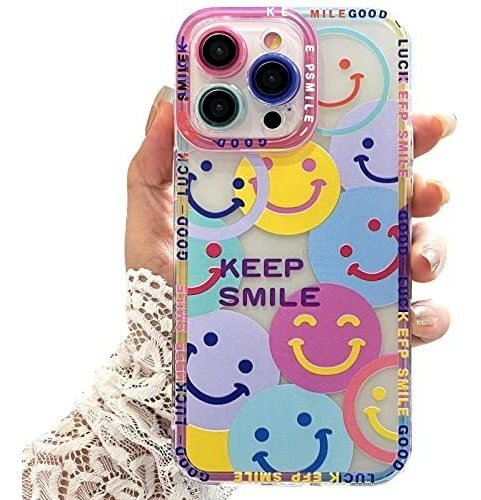 Mgqiling Cute Smile Face Phone Case Compatible Con 79cck