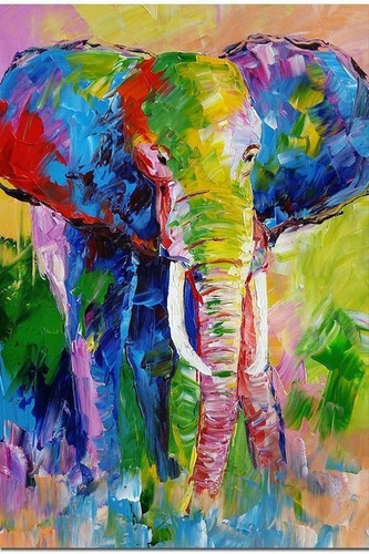 Imagen 2 de 5 de Cuadros-elefante9-moderno,decorativo,95x60cm-16k Resolución