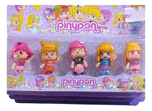 Set X 5 Muñecas Pinypon
