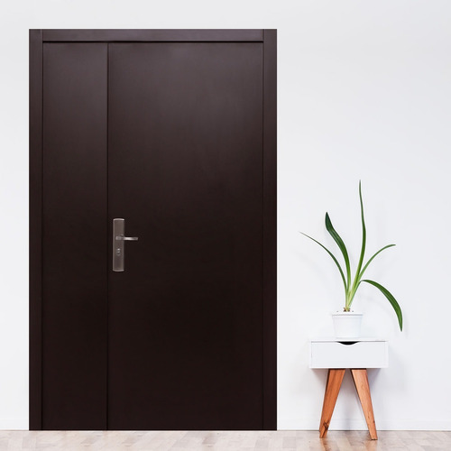 XE Seguridad Puerta De Seguridad XE Simplex Con Fijo 130-213 Apertura Derecha 100% Acero Color Chocolate