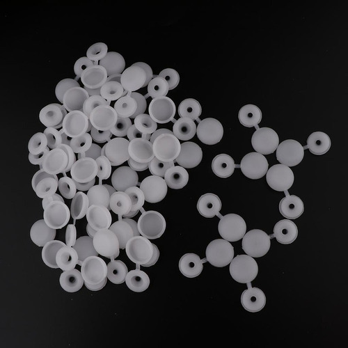 El Tapón De Rosca Útil Cubre Cubierta Del 100pcs Blanco