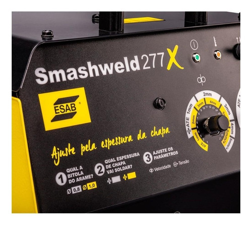 Soldadora Esab Smashweld 277X color negro/amarillo 220V