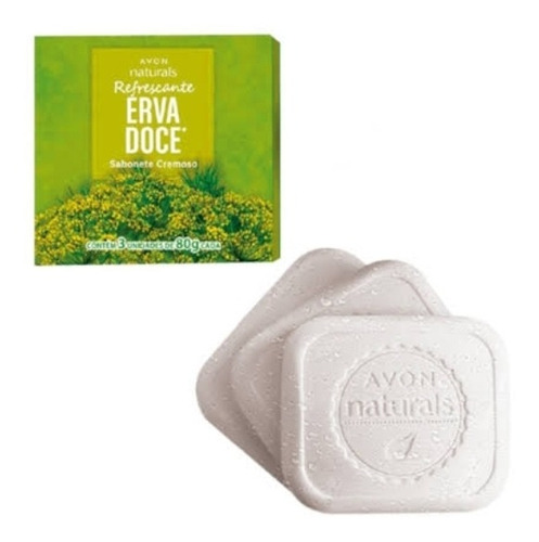 Imagem 4 de 4 de Kit Avon Naturals Erva Doce Creme Mãos, Sabonete, Desodorant