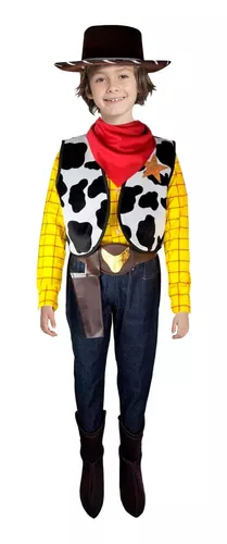 Chaleco de vaquero inspirado en Woody Toy Story estampado de vaca suave  tamaño adulto o niño -  México