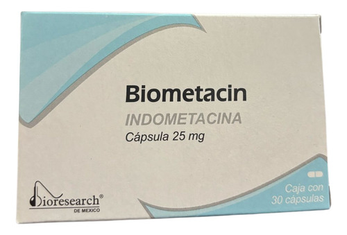 Biometacin Indometacina Cápsula 25mg Lab. Bioresearch