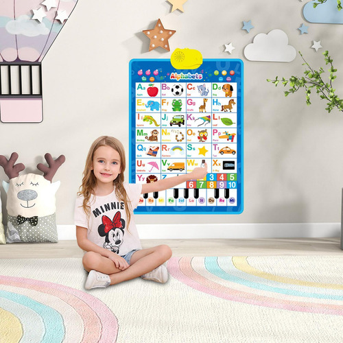 X Pósteres De Aprendizaje Para Niños Pequeños Gráfico Mural