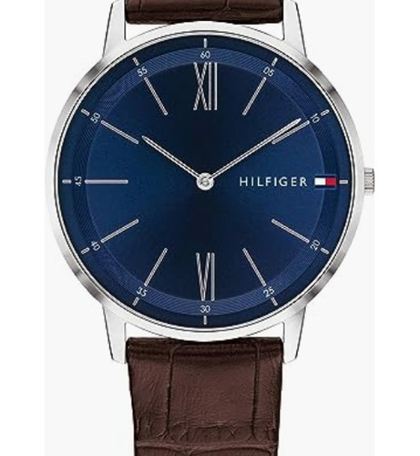 Reloj Tommy Hilfiger Marrón Y Azul Para Hombre 40 Mm