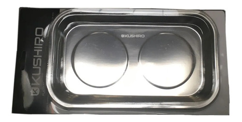Imagen 3 de 5 de Plato Magnetico Rectangular De Acero Inoxidable