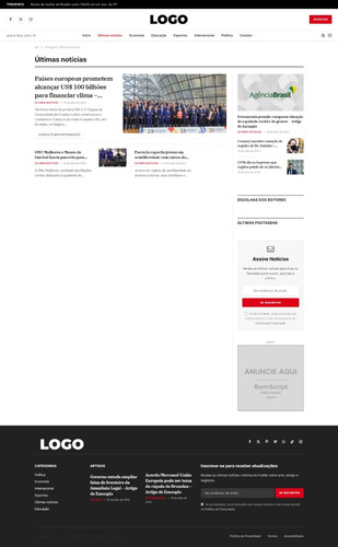 Script Site De Notícias Completo
