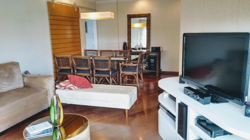 Belíssimo Apartamento Todo Planejado Com 104m², 3 Dormitórios, Sendo 1 Suíte, Andar Alto, Face Norte - Ap0230
