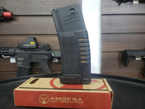 Imagem 2 de 6 de Airsoft Magazine Carregador Ares Aeg Mid-cap 01 Am4-140-bk