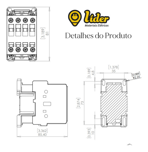 Contator Cwl25-10-30d23 25a 220v 50/60hz 14011653