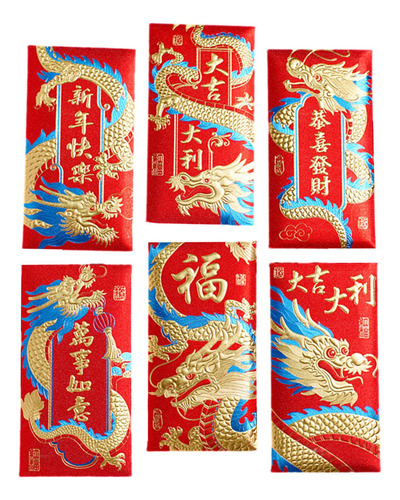 Sobres Rojos De Año Nuevo Chino, Papel Hong Bao, Estilo A