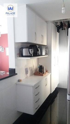 Apartamento Com 3 Dormitórios À Venda, 74 M² Por R$ 300.000,00 - Gleba Califórnia - Piracicaba/sp - Ap0148
