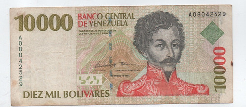 Venezuela 10.000 Mil Bolivares 1998