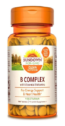 Complejo B - Sundown Naturals X 100 Tabletas