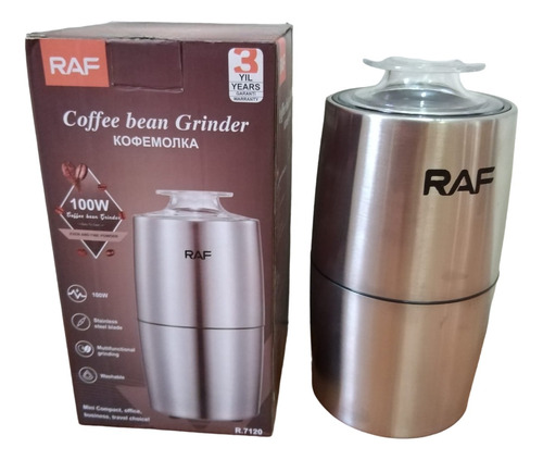 Molinillo De Café Eléctrico De Acero Inoxidable 100w 2 Aspas