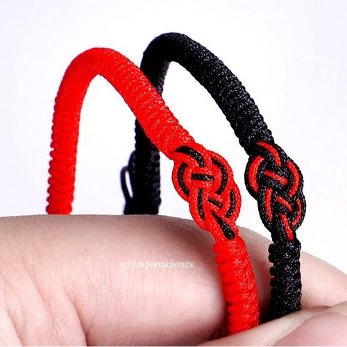 Nueva Pulsera Tibetana De La Suerte - Roja -