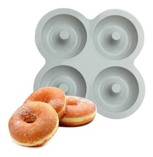 Molde Silicona Para Donas X4 Donuts Roscas Rosquillas