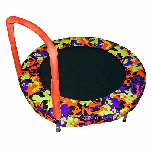 Mini Trampolin De 122 Cm Camo Naranja. Envio Gratis..